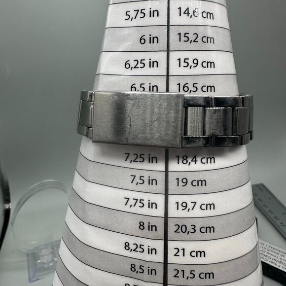 3/$30 J Jill Watch Women Silver Tone Roman Dial Rectangle Case Quartz 7.25" - Picture 9 of 11